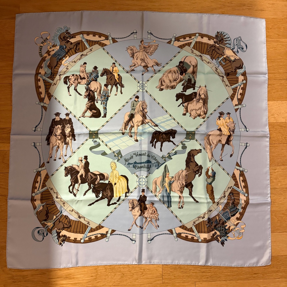 Hermes Silk Scarf